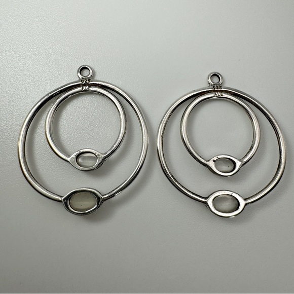 PANDORA Compose‎ Moonstone Drop Dangle 290606MS 925 ALE Sterling Silver Retired - Picture 6 of 16